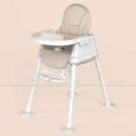 Foldable Portable Baby High Chair with Dining Tray - Image 2