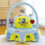 Plush Baby Activity Floor Seat with Hanging Toys - Image 4