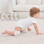 Baby Crawling Anti-Slip Knee Pads for Infants 6 to 12 Months– Soft & Comfortable Fit - Image 3