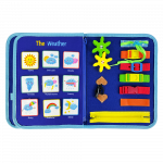 Montessori Felt Busy Board Quiet Book for Toddlers – Portable Learning Activity Bag - Image 5