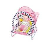 Infant Rocking Seat with Musical Hanging Toys and Soft Cushion Support