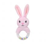 Plush Rabbit Baby Rattle Toy Set (Pack of 5) – Soft Sound Cartoon Design for Infants - Image 3