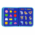 Montessori Felt Busy Board Quiet Book for Toddlers – Portable Learning Activity Bag - Image 3