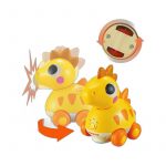 Touch & Go Dinosaur Toy with Lights & Sounds for Babies | Crawling Encouragement Rolling Toy - Image 5