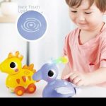 Touch & Go Dinosaur Toy with Lights & Sounds for Babies | Crawling Encouragement Rolling Toy - Image 4