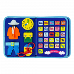 Montessori Felt Busy Board Quiet Book for Toddlers – Portable Learning Activity Bag - Image 4