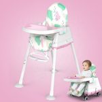 Foldable Portable Baby High Chair with Dining Tray - Image 5