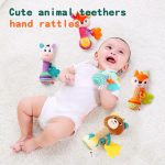Cute Animal Baby Teether Rattle Toy – Soft Plush Hand Rattle with Silicone Teether for Newborns & Infants (0–12 Months) - Image 6